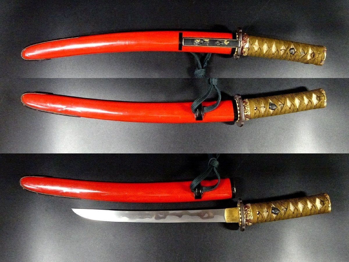 Japanese Tanto  Mumei  10.78in Koshirae  from Japan1