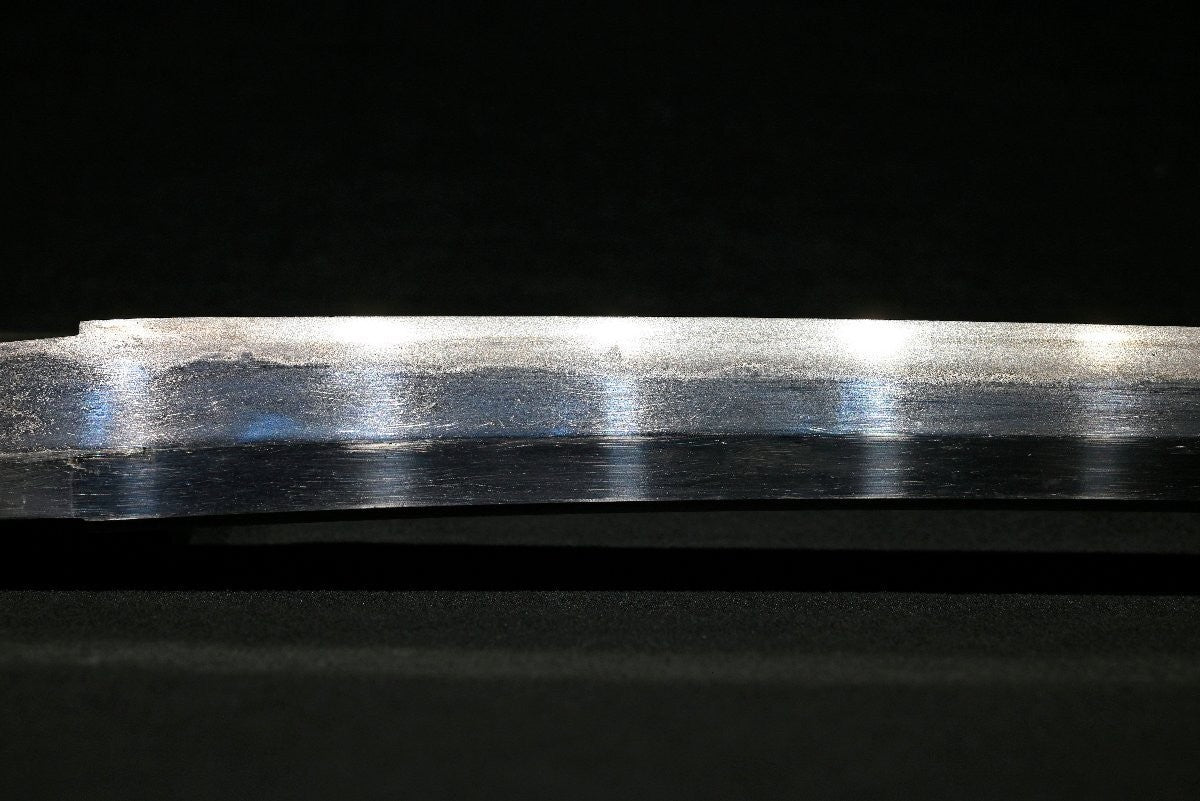 Japanese Antique Sword Wakizashi Shirasaya "Hokuetsu-jū Shigenao saku" 16.73 in9