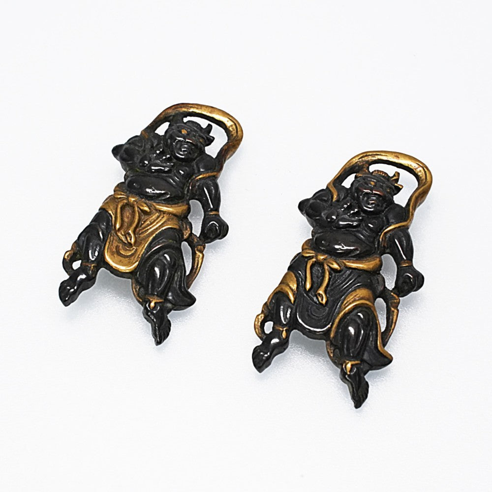 Menuki Japanese Accessory "Nioh" 1.68 in3