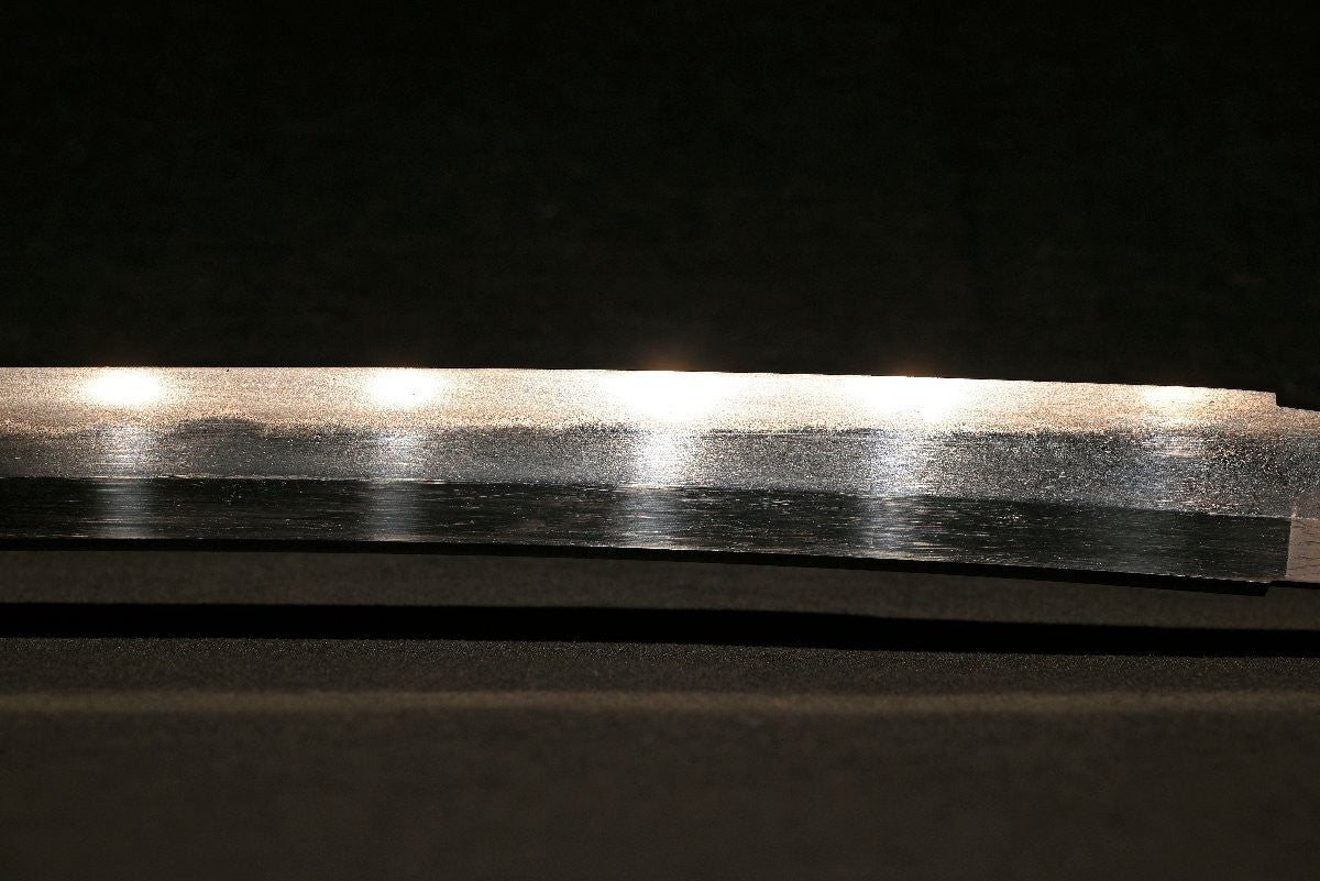 Japanese Antique Sword Wakizashi Shirasaya "Hokuetsu-jū Shigenao saku" 16.73 in6