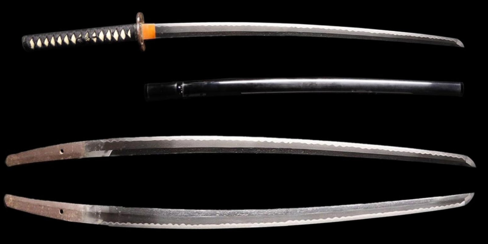 Japanese Sword Antique Katana Koshirae Mumei Unsigned 29.09 in From Japan1
