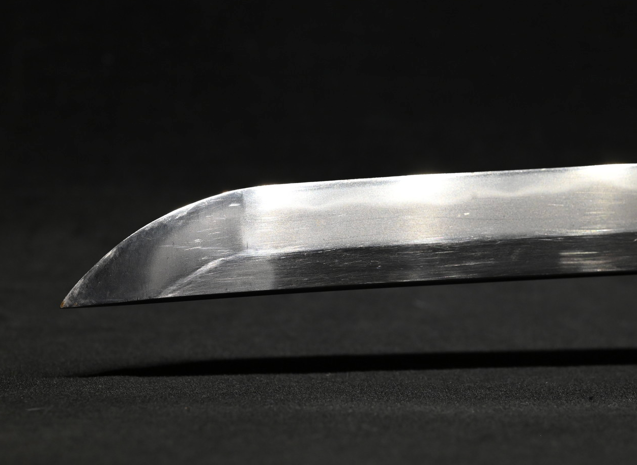 Japanese Sword Katana "Musashi no Kami Morimichi" Gunome Hamon 25.98 in Koshirae13