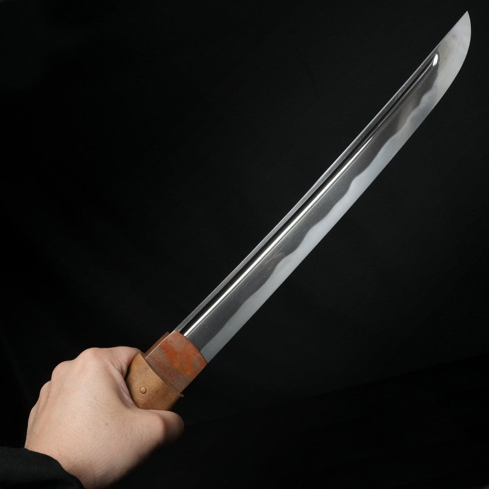 Japanese Antique Tegarayama Kai no kami Masashige Wakizashi Shirasaya 13.77 in5