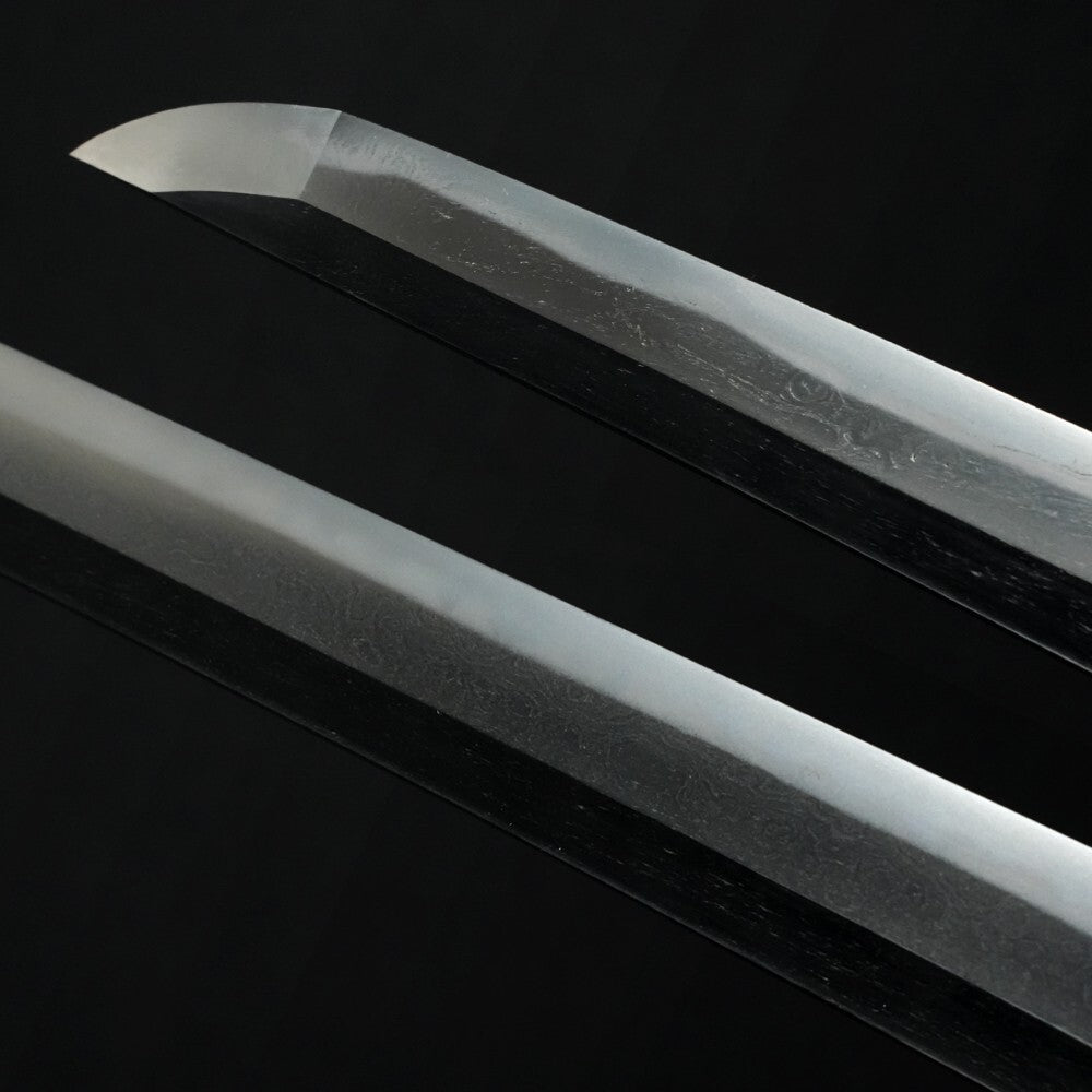 Japanese Sword Antique Unsigned (Omiya Morikage) Katana Shirasaya 27.63 in5