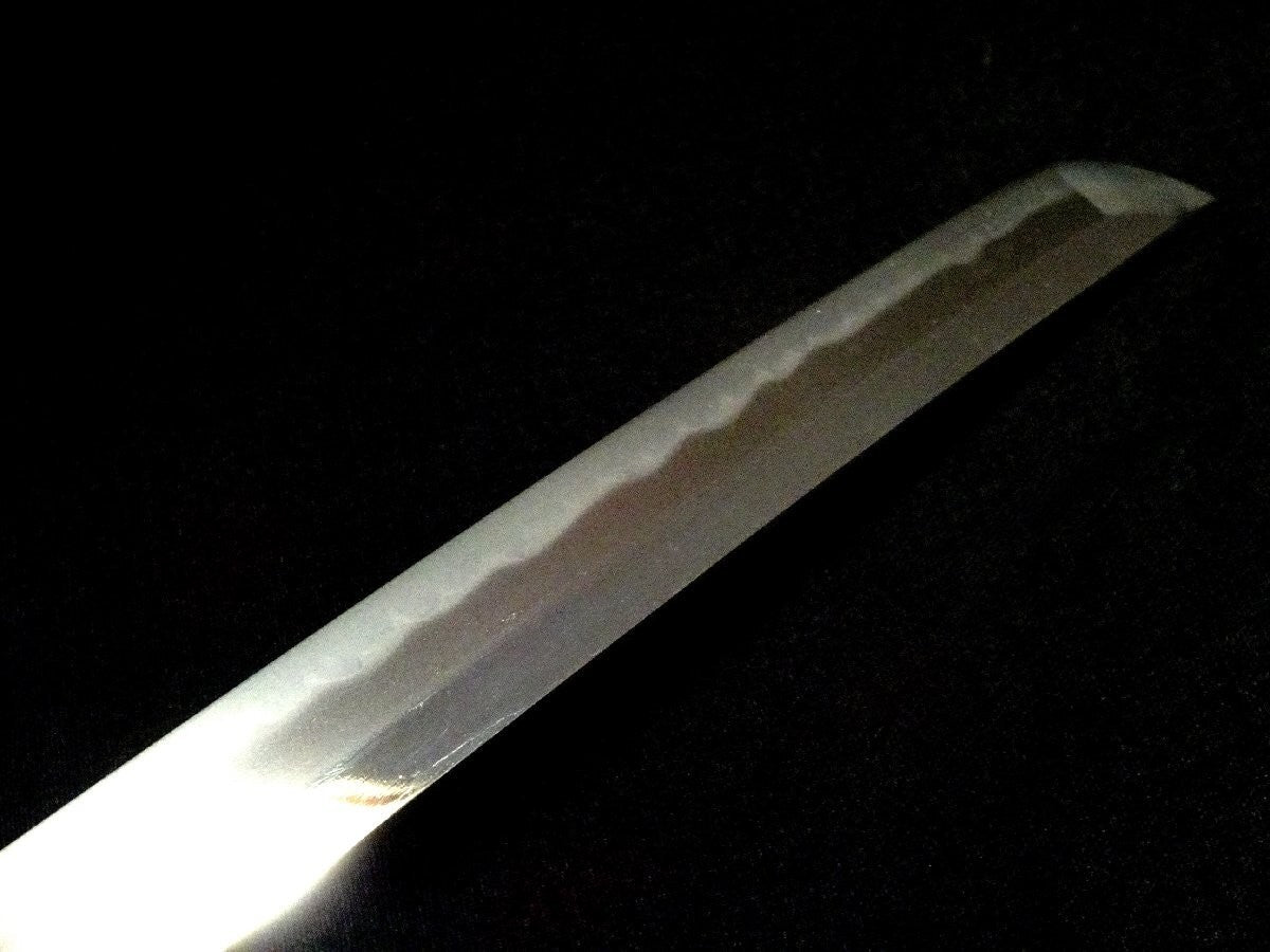 Japanese Sword Katana Showa-era Fujiwara Kanefusa of Noshu Seki 30.5in Shirasaya2