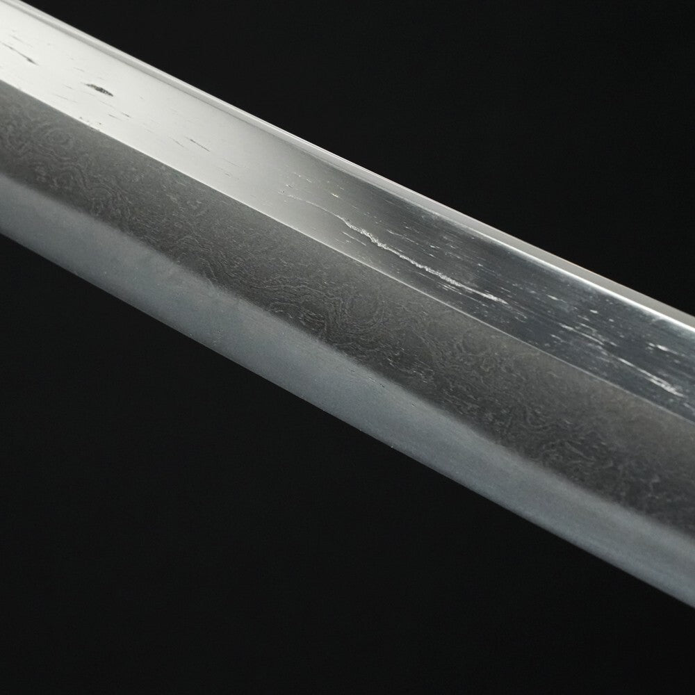 Japanese Sword Antique Unsigned (Omiya Morikage) Katana Shirasaya 27.63 in7