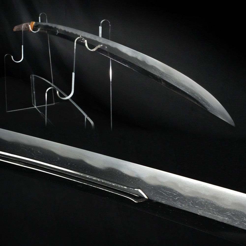 Japanese Katana Antique "Kiyonori" Long Shobu-Zukuri Style 26.06 in Shirasaya7