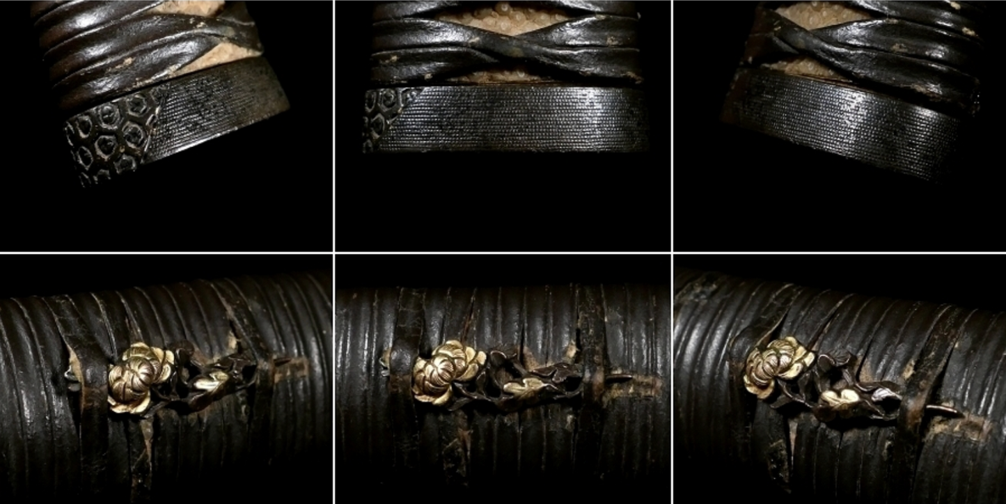 Japanese Katana Unsigned Mumei Tsuba-Tōryūsai Wakizashi Koshirae 12.63 in22
