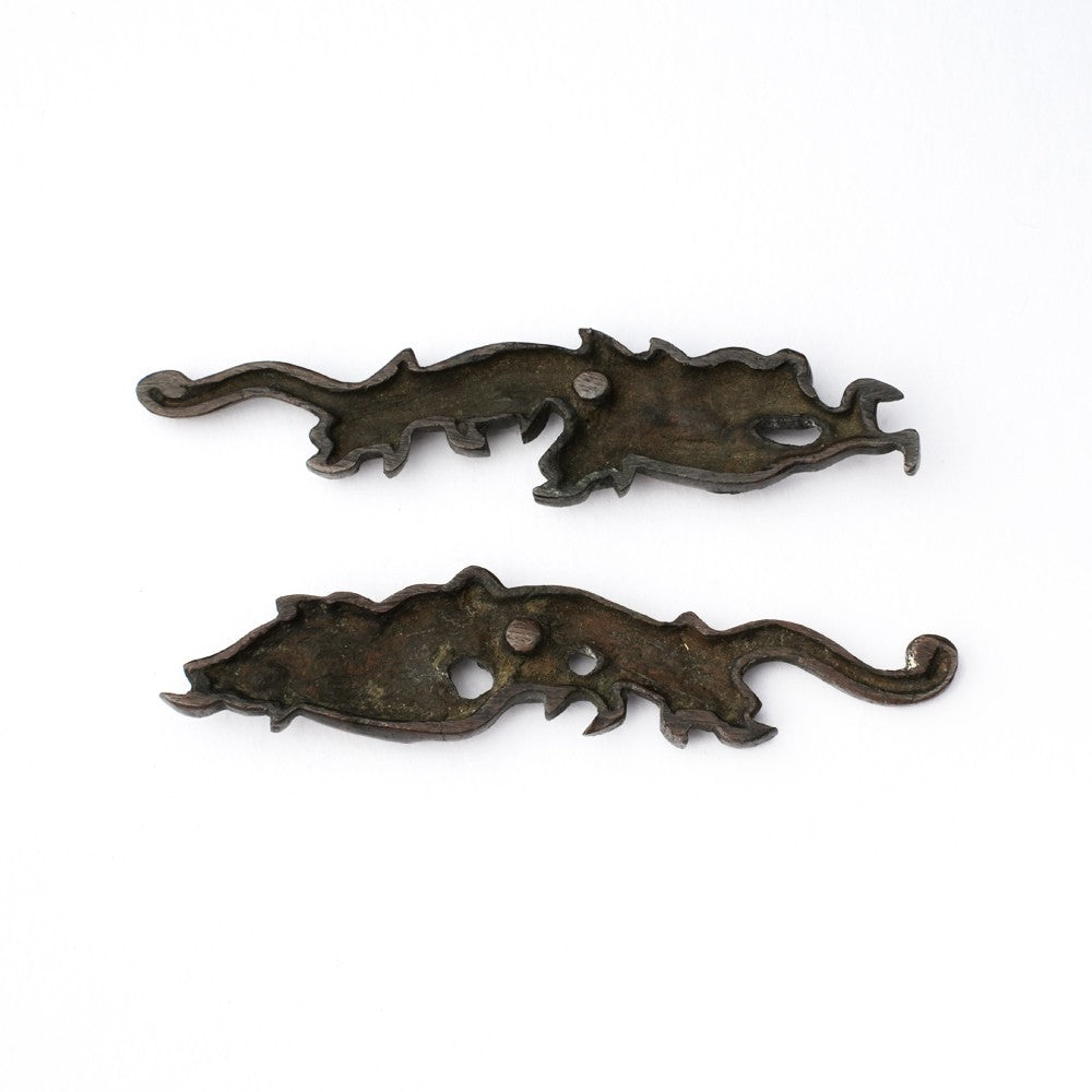 Menuki Japanese Accessory "Dragon" 2.51 in3