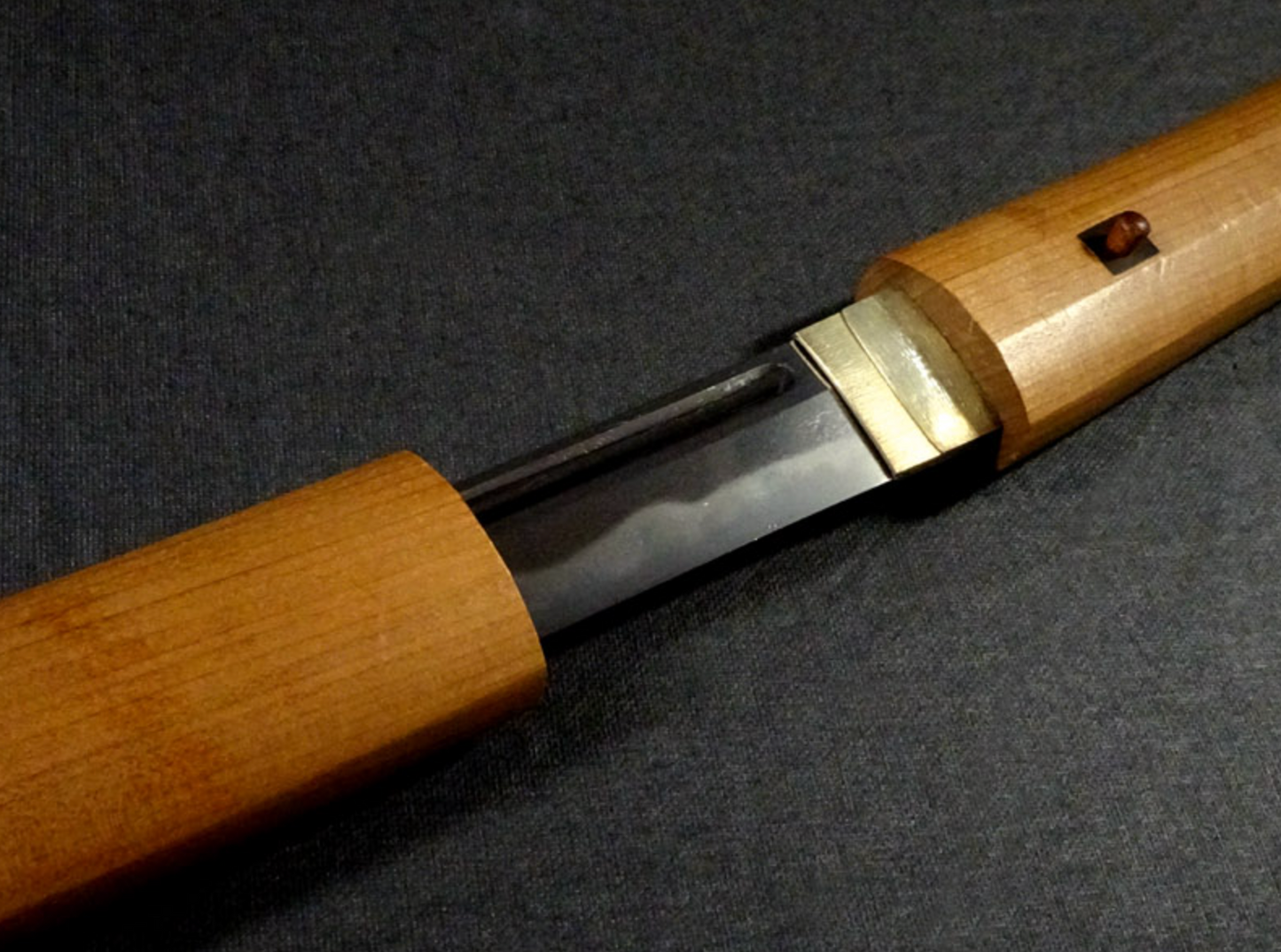 Japanese Sword Antique "Kawachi no kami Kunisuke" Wakizashi Shirasaya Katana11