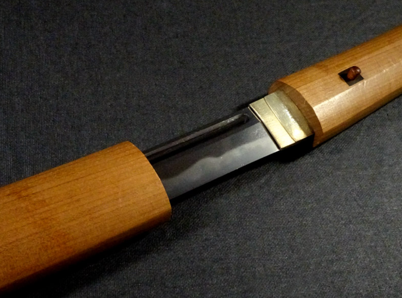 Japanese Sword Antique "Kawachi no kami Kunisuke" Wakizashi Shirasaya Katana11