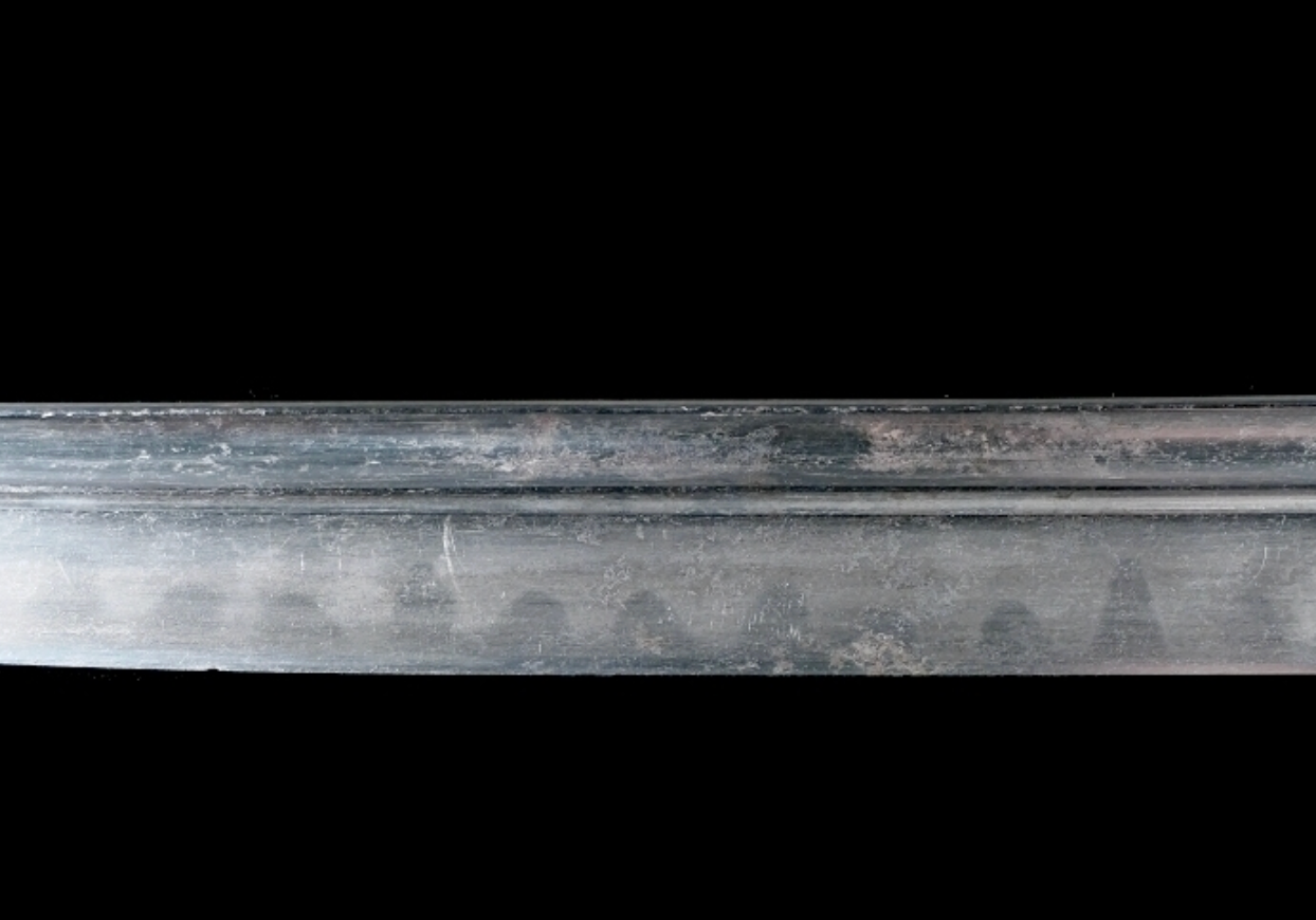Japanese Katana Unsigned Mumei Tsuba-Tōryūsai Wakizashi Koshirae 12.63 in10
