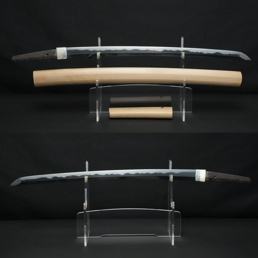 Japanese Katana Antique "Hizen no kuni Hiroyuki" Wakizashi Sirasaya 19.52in1
