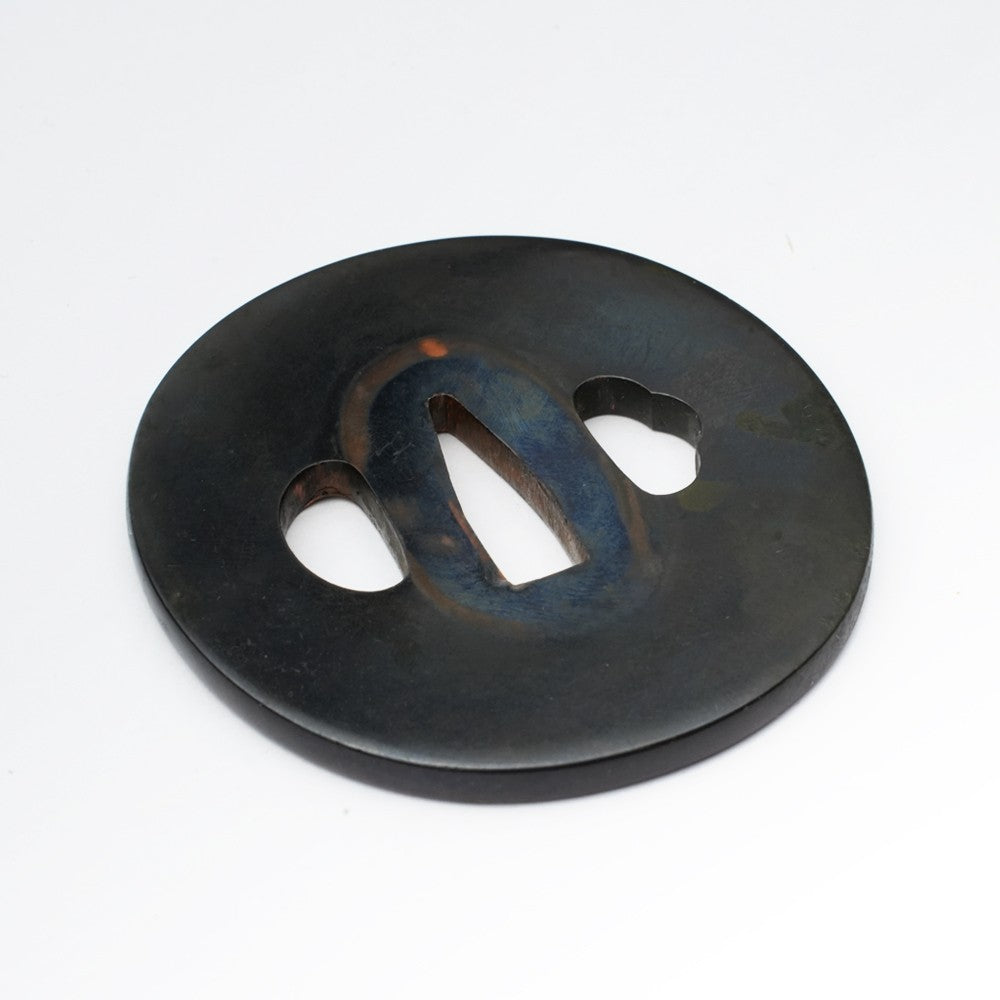 Tsuba Japanese Sword Accessory Presented 2.58 in From Japan4