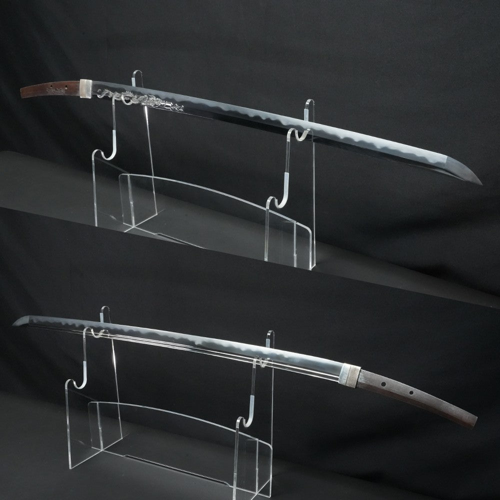 Japanese Sword Antique Katana Shirasaya Fujiwara Kunihiro 27.51 in From Japan2