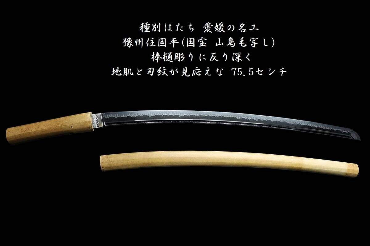 Japanese Sword Wakizashi "Yoshu Jyu Kunihira" Copy of National Treasure Yamadori0