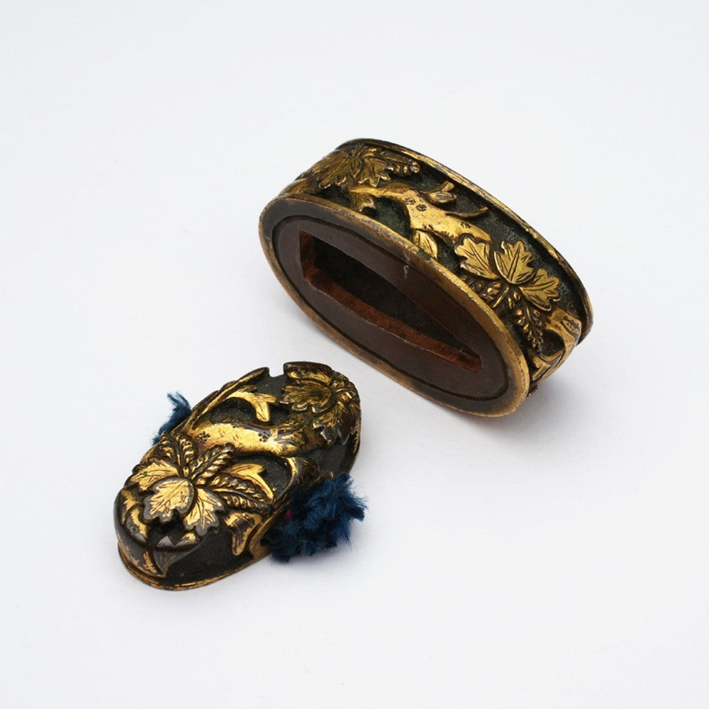Futigashira Japanese Sword Accessory ”Paulownia” 1.35 in2