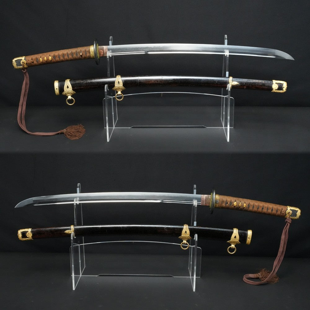 Japanese Sword Antique (Kanefusa) Navy Military Koshirae Wakizashi 20.51in NBTHK2