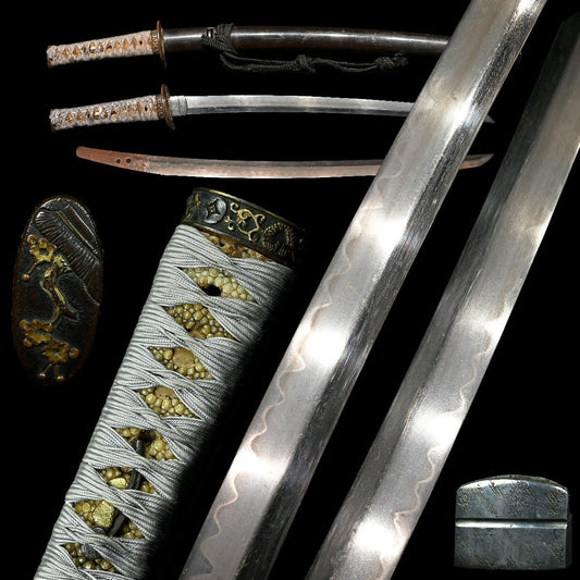 Japanese Sword Wakizashi Koshirae Mumei 17.71 in0