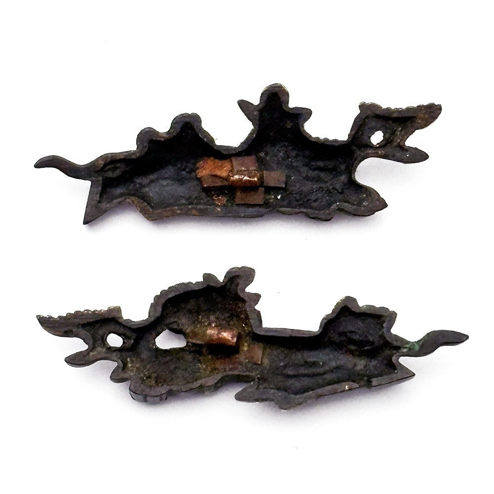 Menuki Japanese Accessory "Chrysanthemum" 1.72 in2
