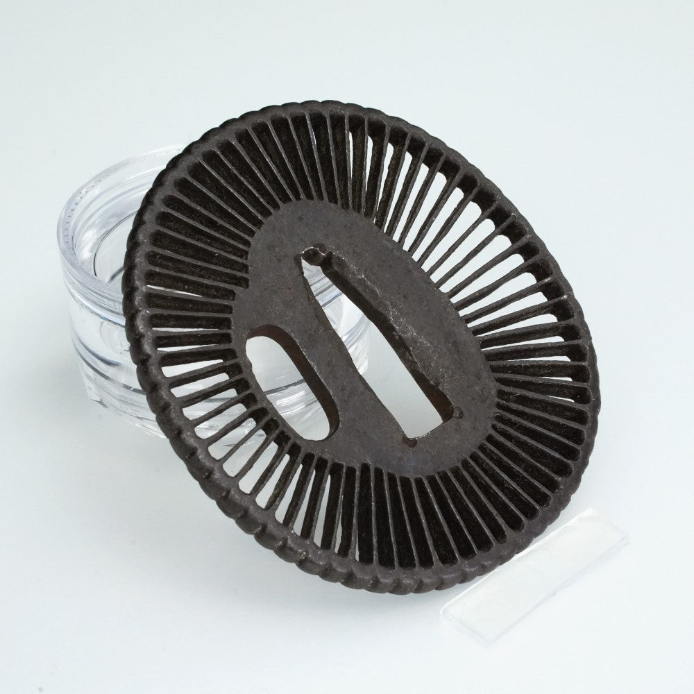 NBTHK Tsuba Japanese Accessory "Saotome" 2.84 in5