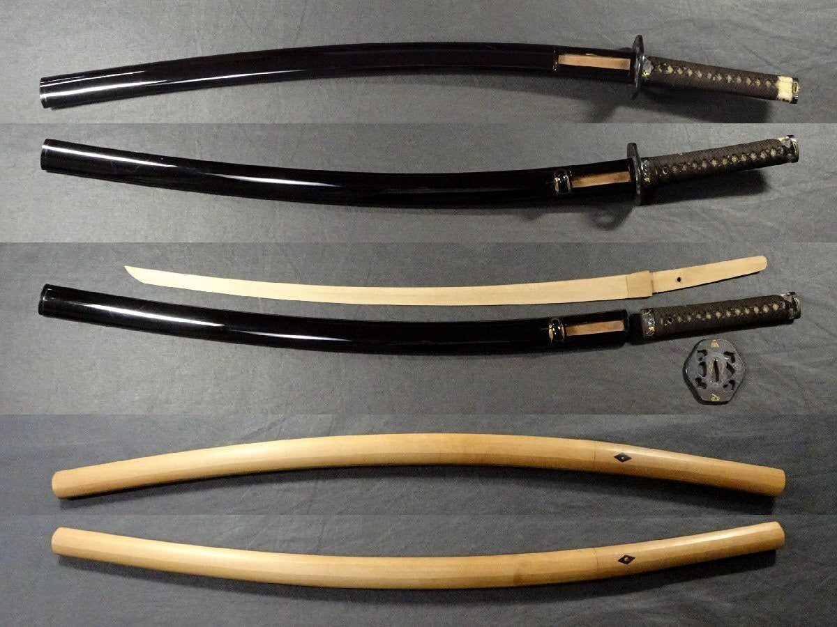 Japanese Sword Katana Koshirae Shirasaya Bishū Osafune Katsumitsu 26.37 in1