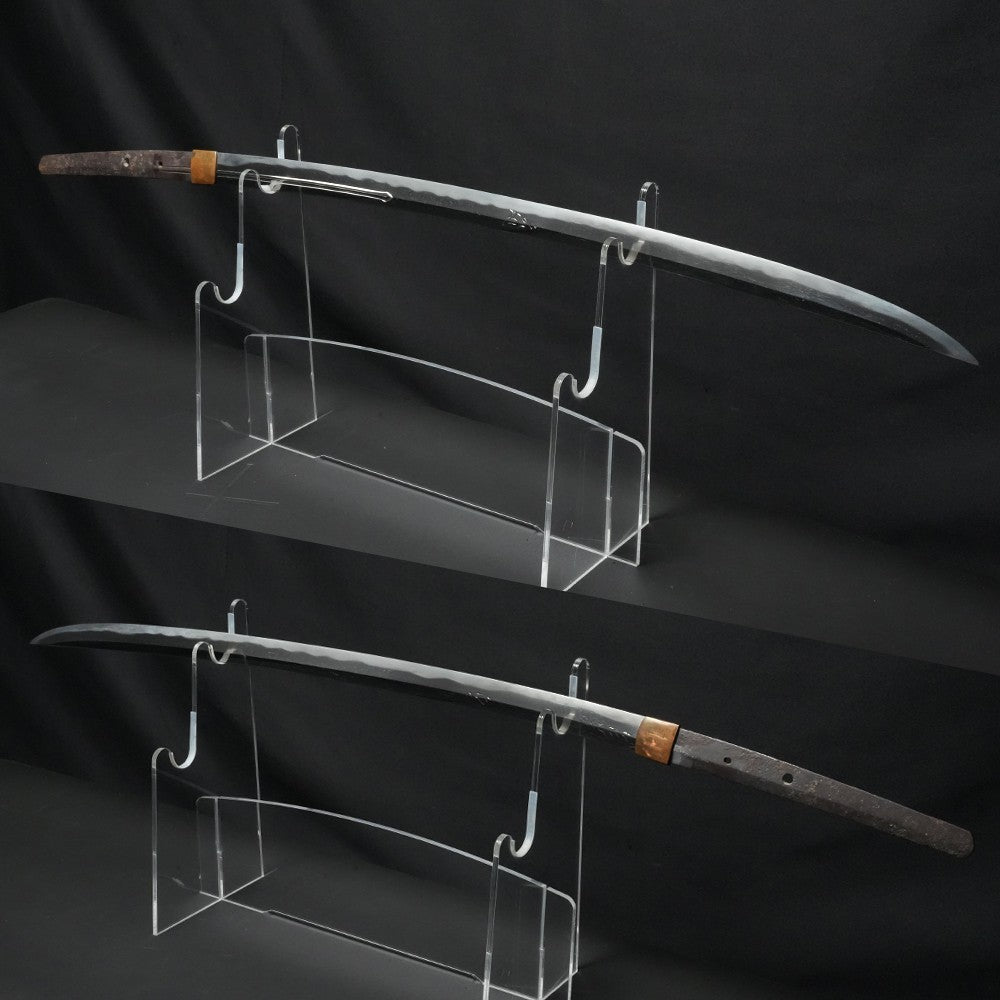 Japanese Katana Antique "Kiyonori" Long Shobu-Zukuri Style 26.06 in Shirasaya1