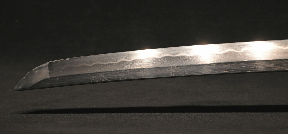 Japanese Katana Sword Shirasaya "Kawachinokami Kunisuke"  26.69 in9