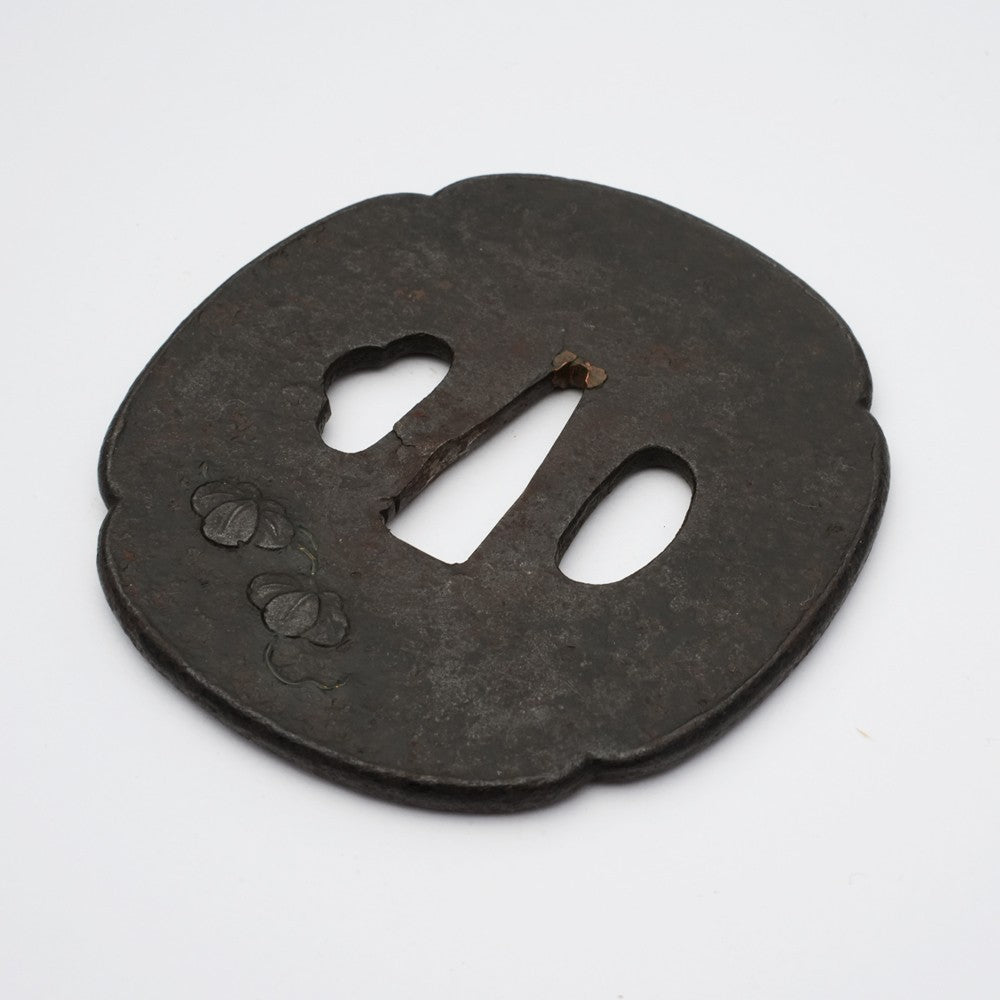 Tsuba Japanese Sword Accessory mantis 3.36 in From Japan1