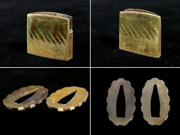 Japanese Katana Unsigned Mumei Tsuba-Tōryūsai Wakizashi Koshirae 12.63 in2