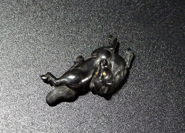 Menuki Japanese Accessory "Prancing Horse" 1.1 in4