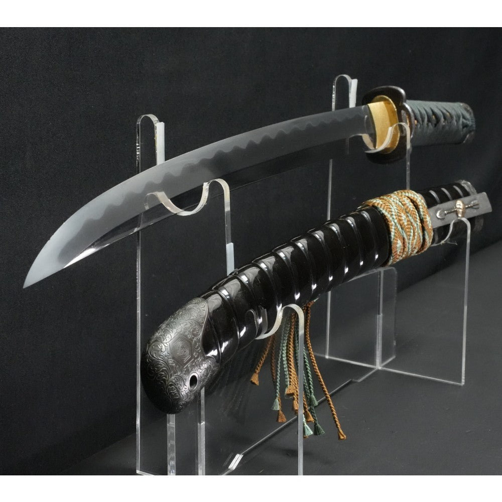 Japanese Sword Antique Wakizashi Koshirae Mumei Unsigned 13.62 in From Japan6