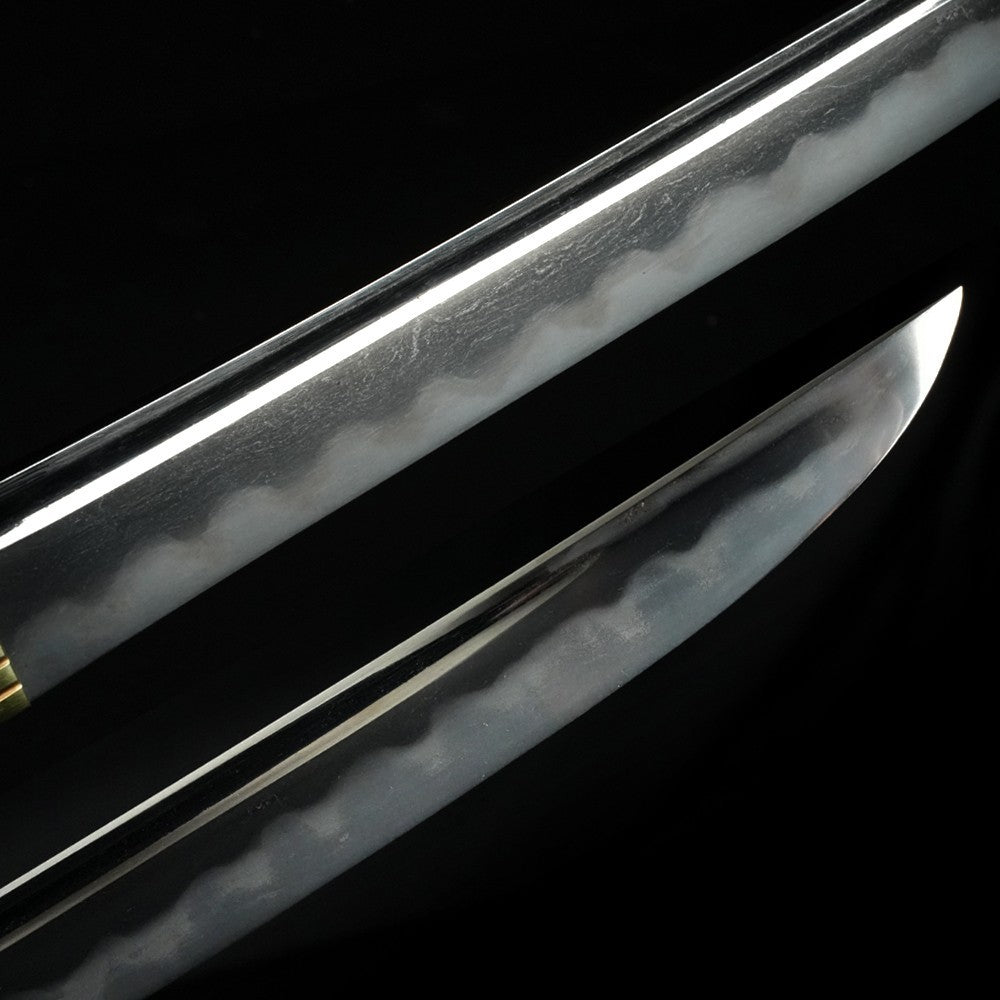 Japanese Sword Antique Bishu Osafune Norimitsu" Wakizashi Shirasaya 12.04 in6