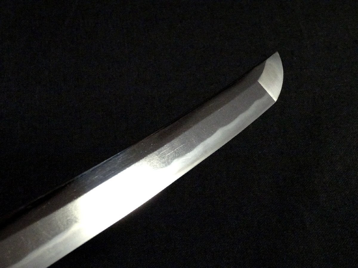 Japanese Samurai Sword Antique Wakizashi Shirasaya "Fujiwara Munetsugu" 17.79 in8