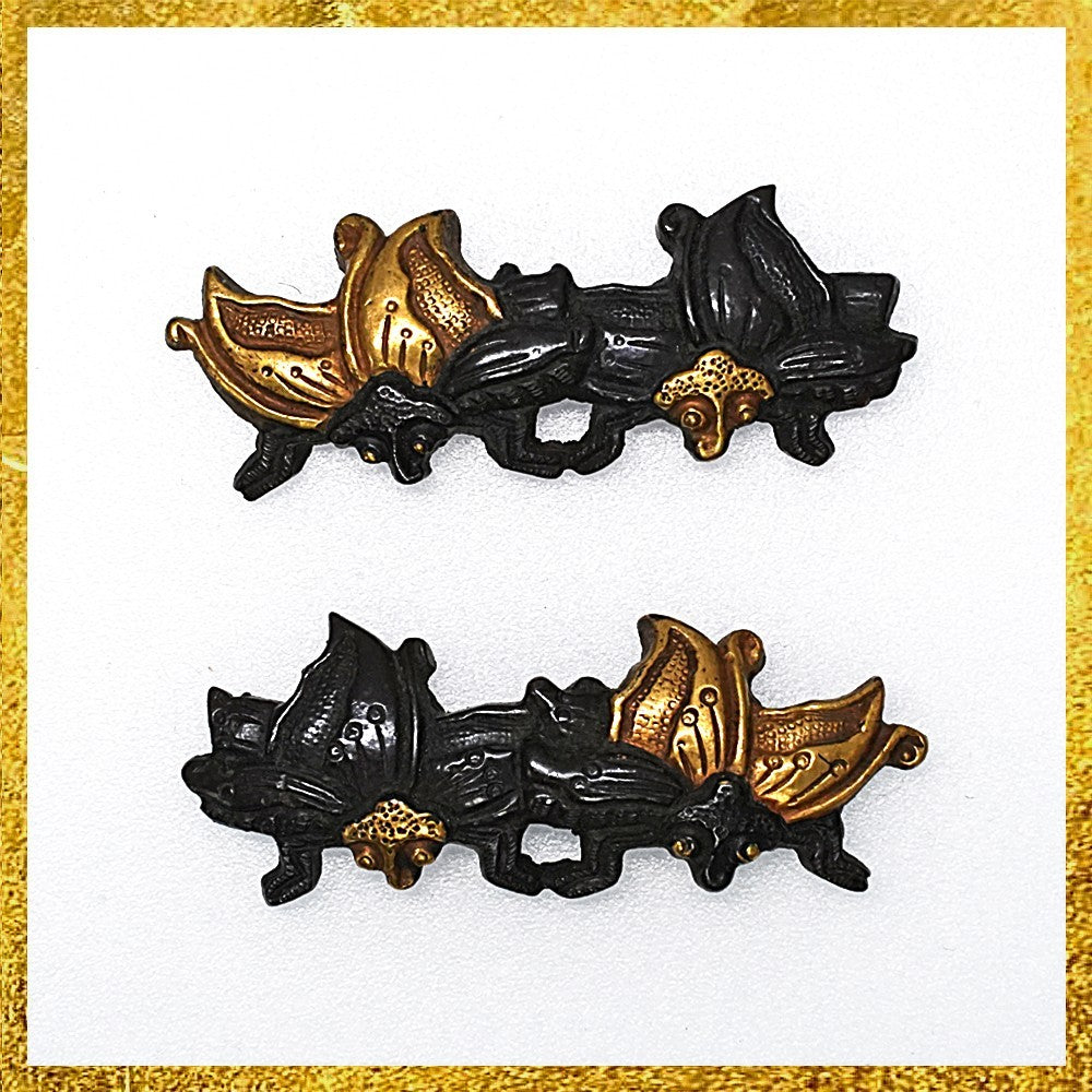 Menuki Japanese Accessory "Butterfly" 1.57 in0
