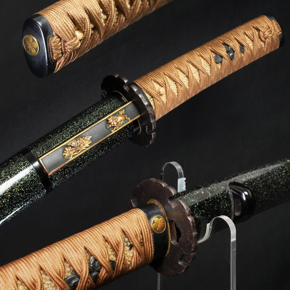 Japanese Sword "Sesshū-jū Fujiwara Tadayuki" Wakizashi Shirasaya 20.23 in NBTHK10