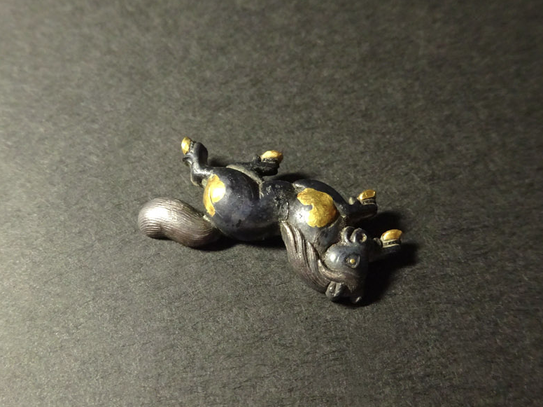 Menuki Japanese Accessory "Wild Horse" 1.14 in9