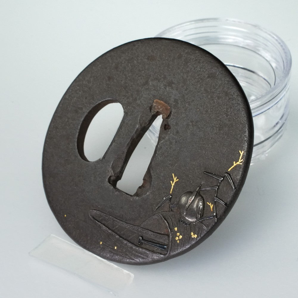 NBTHK Tsuba Japanese Accessory "Konara" 2.56 in3
