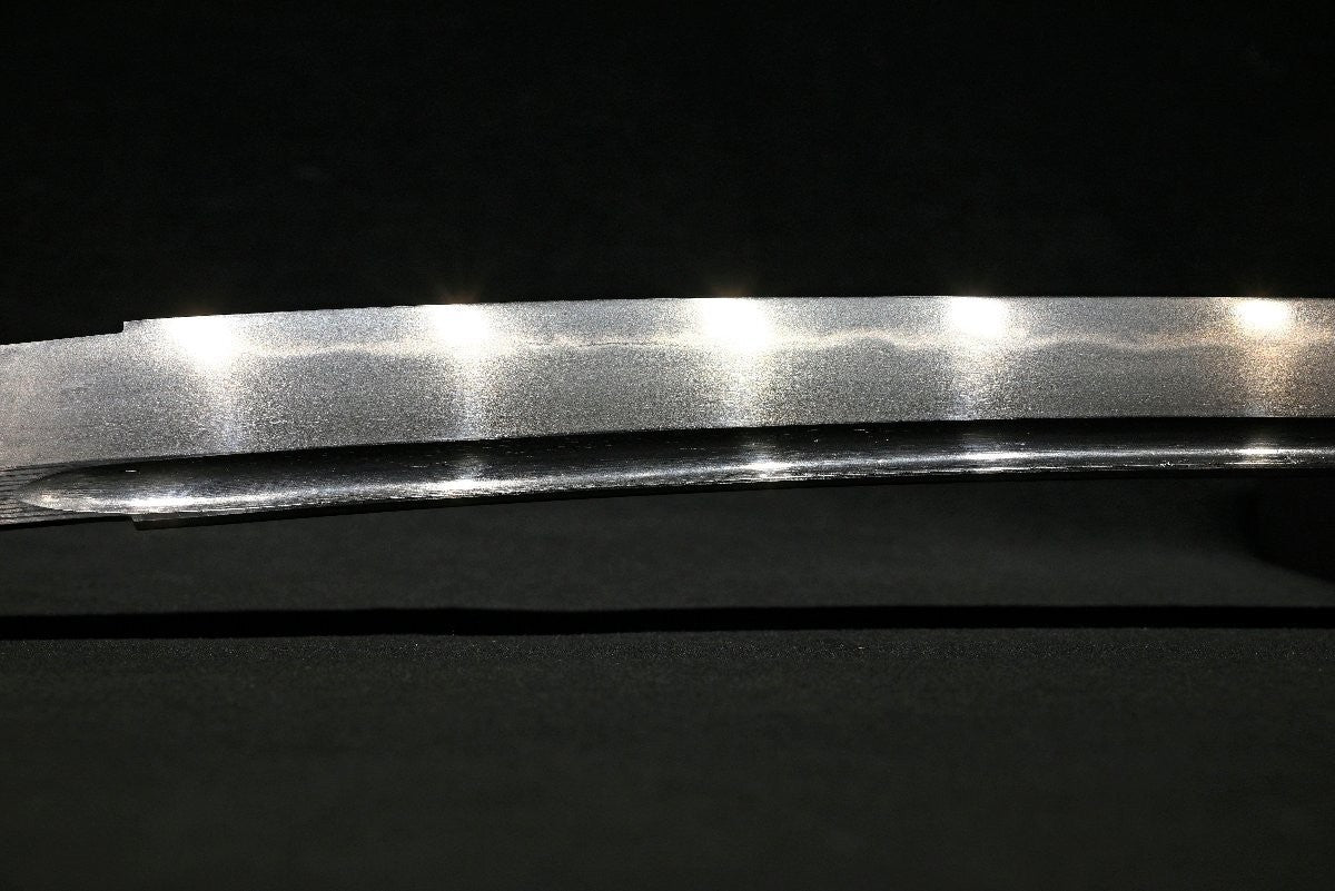 Japanese Sword Antique Unsigned Notare ni gunome hamon Katana Shirasaya 24.88 in8