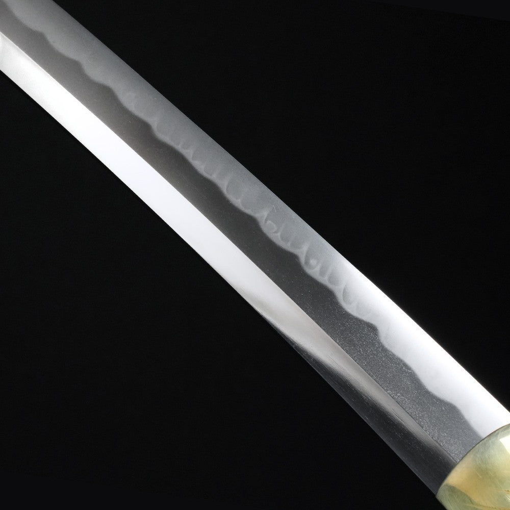 Japanese Antique Katana Sword Shirasaya "Mutsunosuke Hiromoto" 29.01 in4