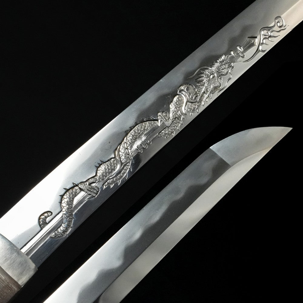 Japanese Sword Antique Katana Shirasaya Fujiwara Kunihiro 27.51 in From Japan4