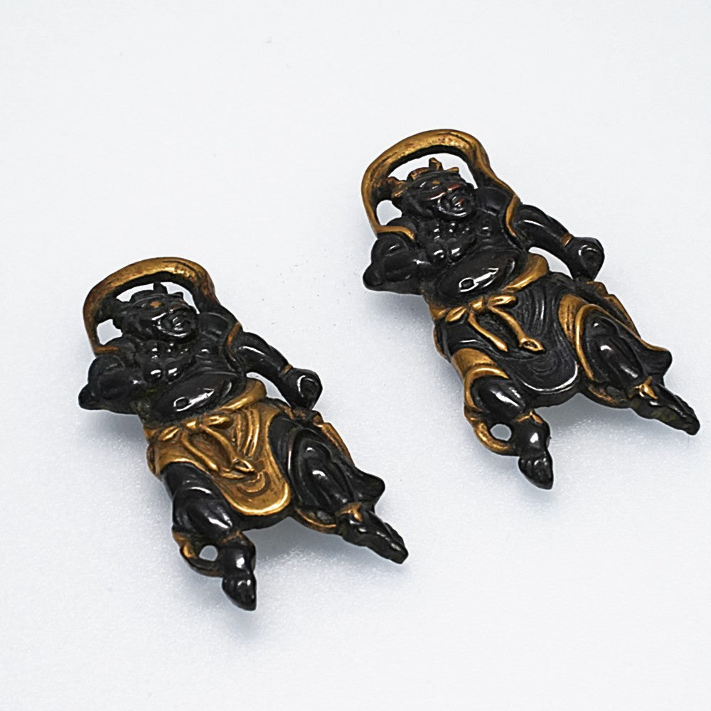 Menuki Japanese Accessory "Nioh" 1.68 in2