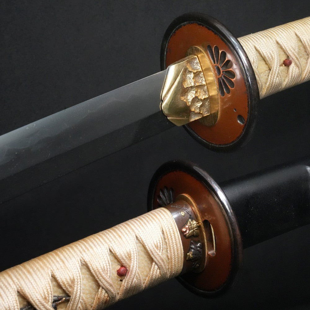 Japanese Sword Antique Katana Koshirae Mumei Unsigned 26.22 in From Japan7