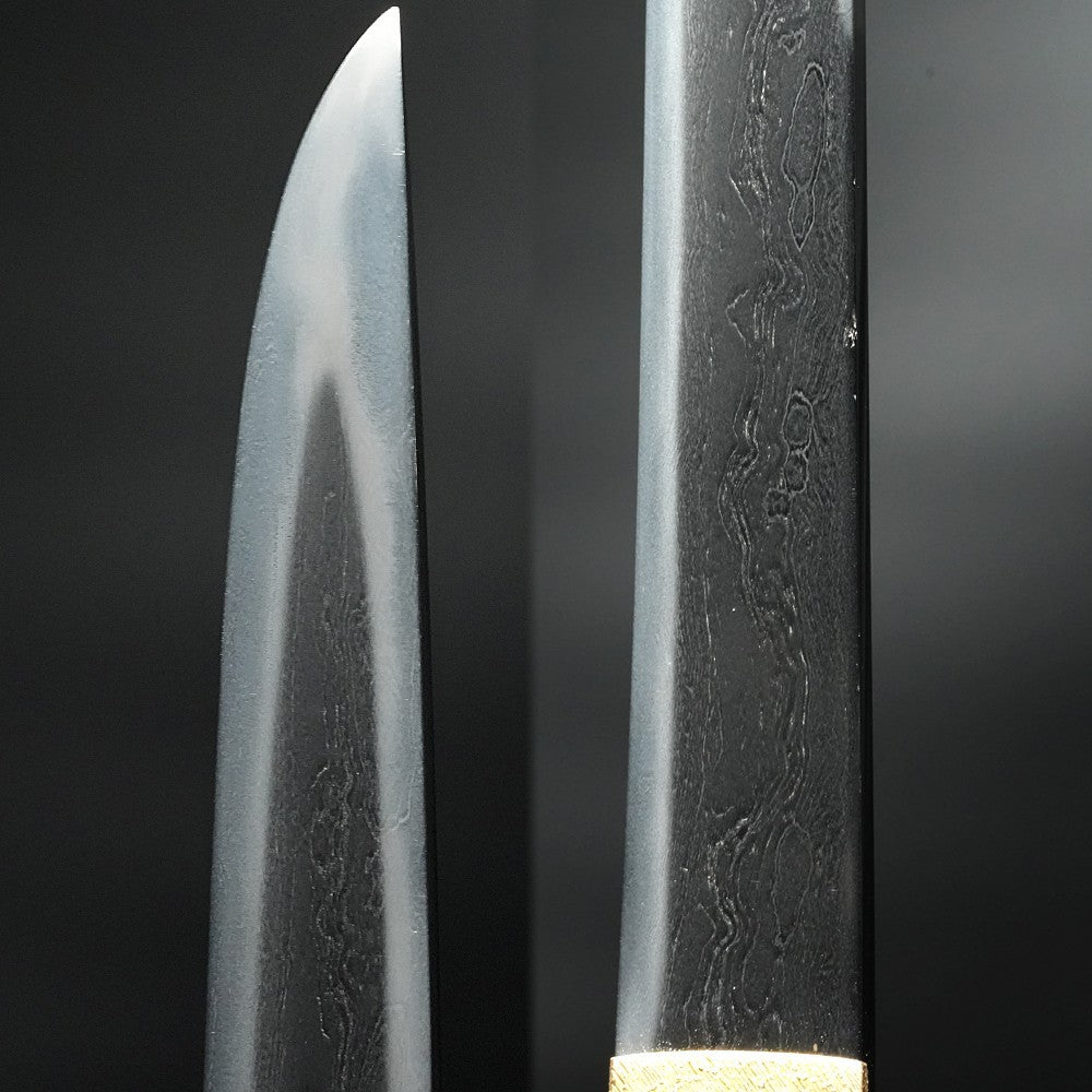 Japanese Samurai Sword Antique Tanto "Bizen no Kuni jū Osafune Norimitsu" 7.79in7