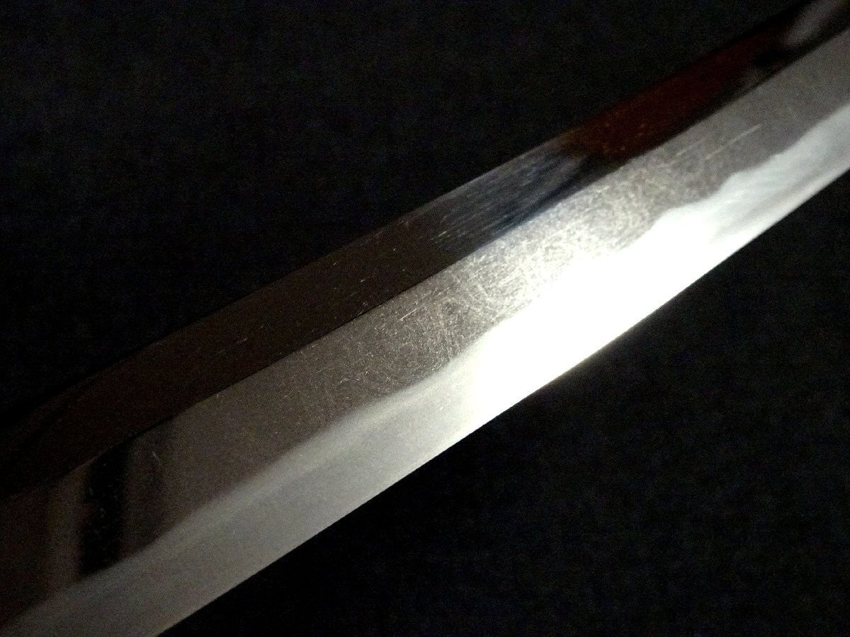 Japanese Samurai Sword Antique Wakizashi Shirasaya "Fujiwara Munetsugu" 17.79 in9