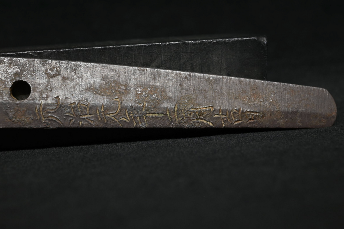 Japanese Antique Sword Wakizashi Shirasaya "Hokuetsu-jū Shigenao saku" 16.73 in10