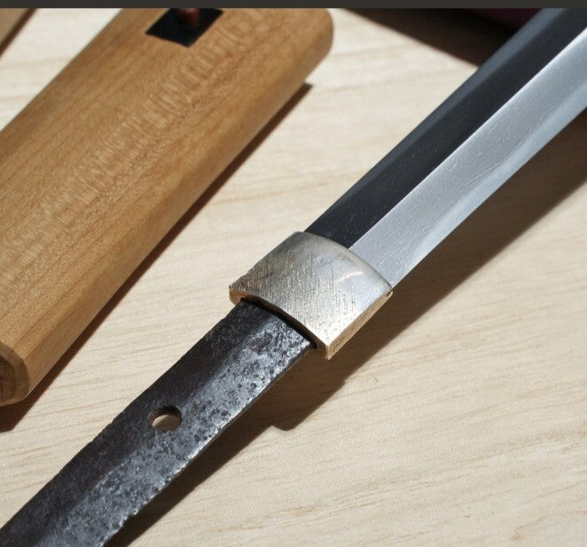 Japanese Sword Antique "Sue-Tegai 末手掻" From Japan Katana Shirasaya NBTHK 7.12 in9