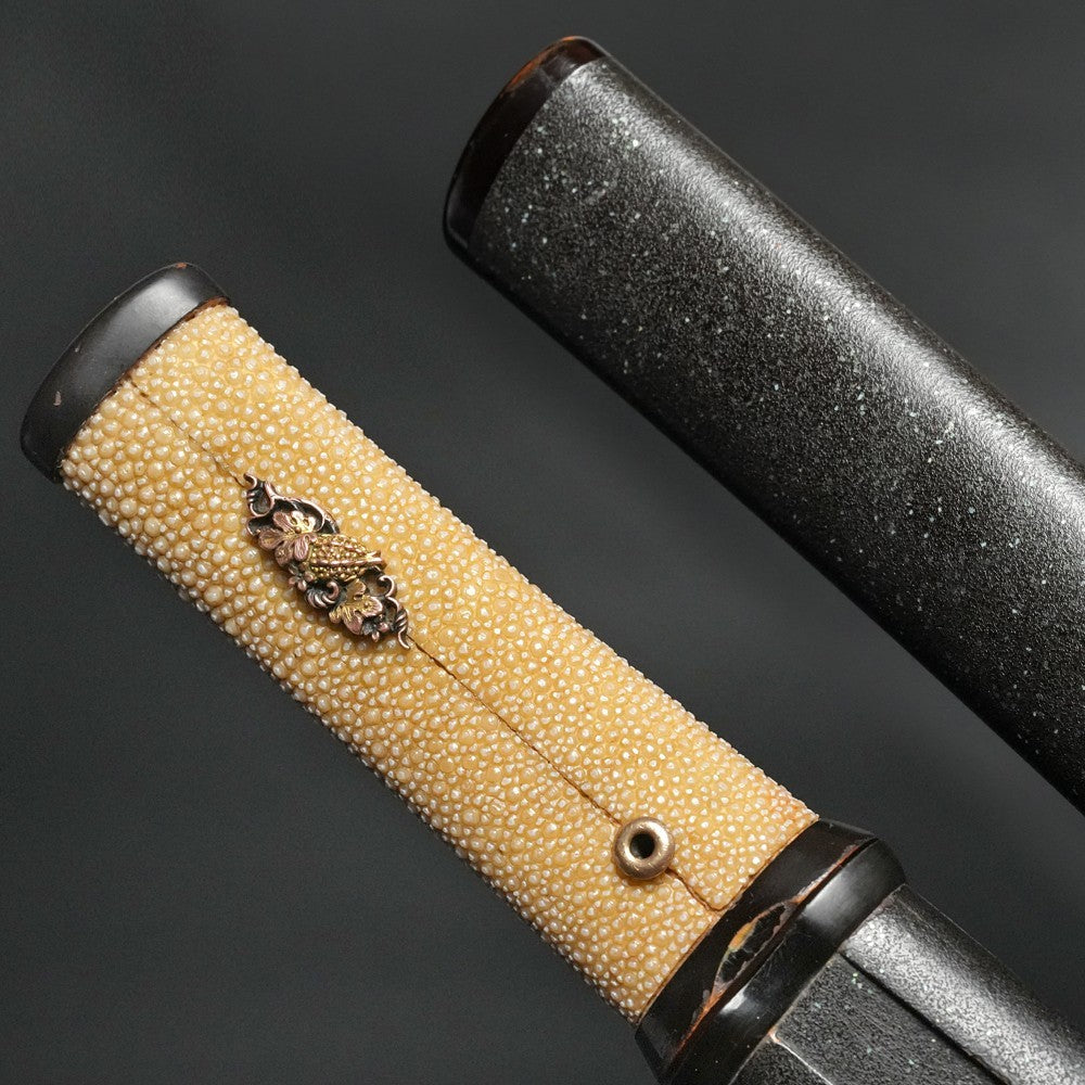 NTHK Certified Wakizashi “Shinano Saburo” Japanese Samurai Sword Koshirae8