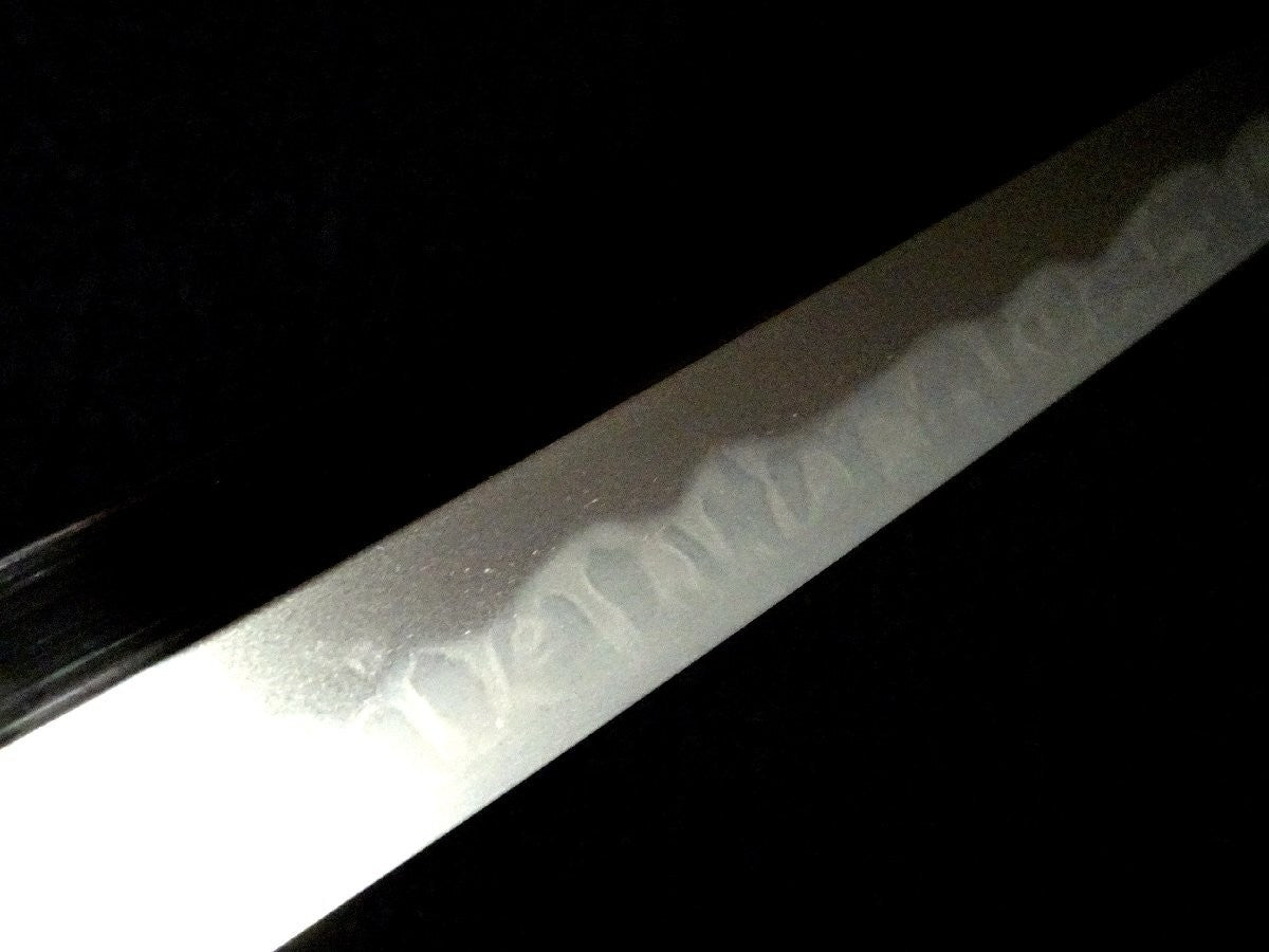 Japanese Sword Katana Showa-era Fujiwara Kanefusa of Noshu Seki 30.5in Shirasaya9