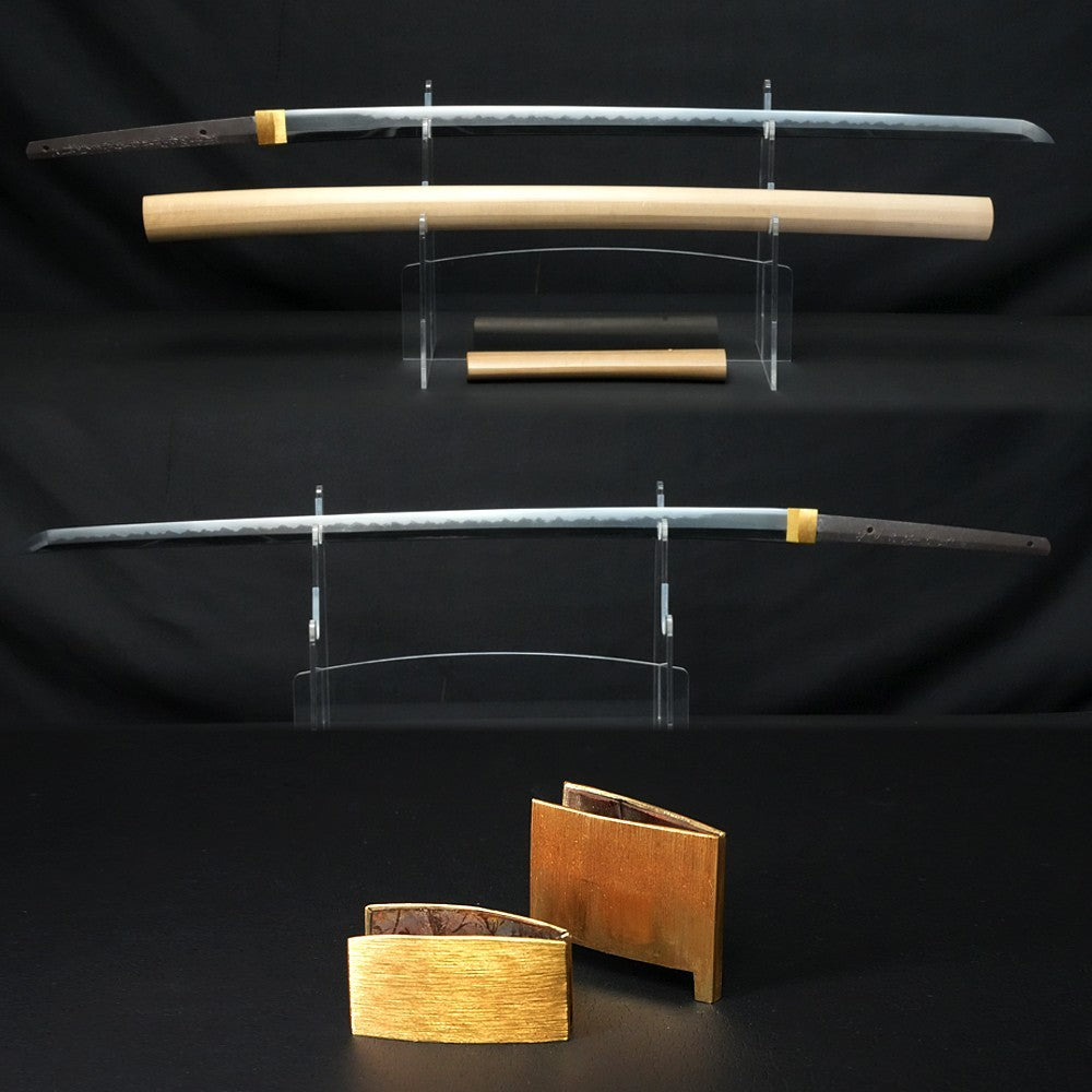 Japanese Sword Antique "Akamatsu Jugen Ujizada Bitchu Matsuyama, 1863 Katana0